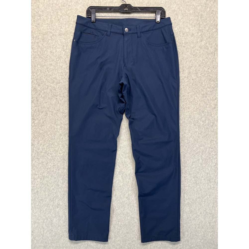 Lululemon‎ Men's ABC Classic Fit Pants Navy Blue 32x30 Stretch Golf Casual